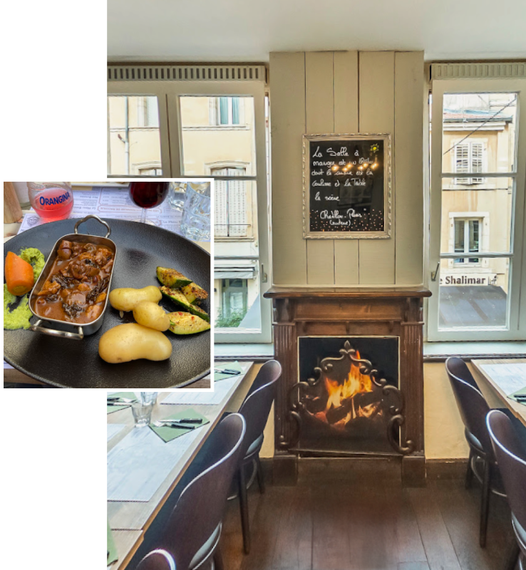 Le restaurant - L'Aubépine - restaurant CHARNAY-LES-MACON
